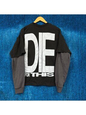 Syd Die For This Album Lyric Soul Pop Layered Long Sleeve L